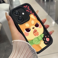 Case For OPPO A3 4G A3 Pro 5G A3X 4G A3X 5G A40 A60 5G Three-Color Cat Dog Phone Silicone Shockproof