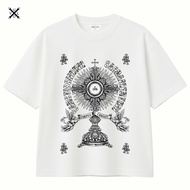 Catholic Spiritual T-Shirt Corpus Christi - Boxy Oversized Unisex, Cotton Combed 24s 200+GSM
