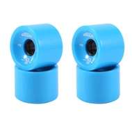 4PC Longboard Skateboard Wheels 51X70Mm Resilient PU for Road Sports Longboard Skateboard Wheels Navy Blue Skateboard Parts