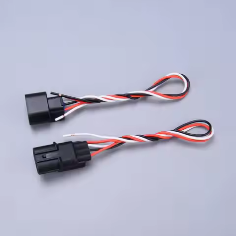 3-Pin Male&Female Switch Connectors Pigtails Plugs Harnesses 6189-0887 6188-4739 Fit For Honda Civic