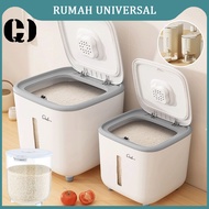 Rice Bucket Rice Dispenser 5 Kg & 10 Kg & 15 Kg Rice Storage Container Rice Box Automatic Rice Stora