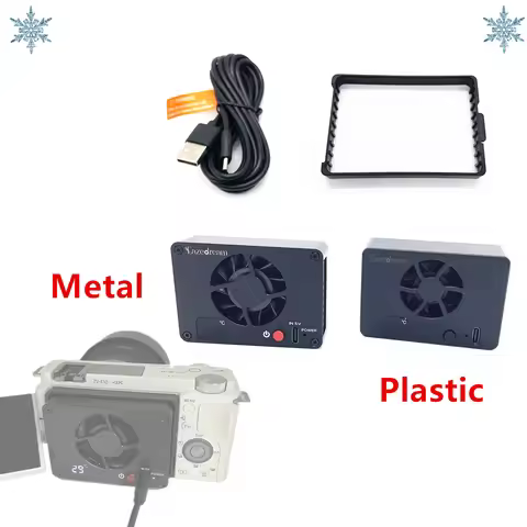 Cooling Fan Camera Radiator for Sony ZV-E10 A7IV FX30 ZV-E1 A6700 A7CII A7SIII A7SM3 A7M4 A7C2 ZVE10