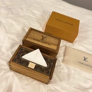 法國精品Louis Vuitton LV胡桃木面紙盒 代購非預購