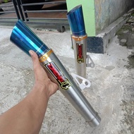 Daeng4 Super OPEN PIPE 51MM CANISTER TUBE TYPE 1set for xrm/110/125/wave100/110 125/s smash110