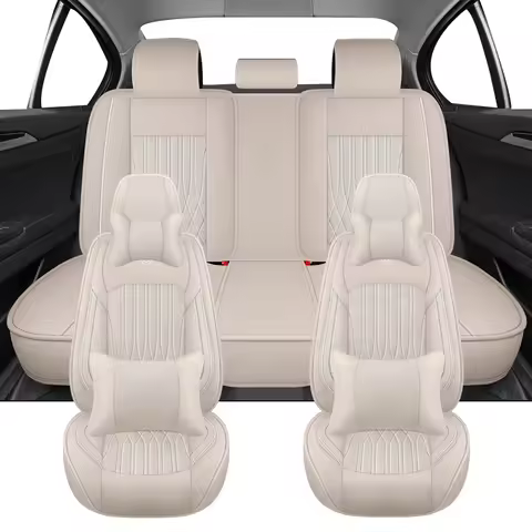 Universal Flax Full Set Car Seat Covers For Bmw G20 X3 F25 E83 X1 I3 IX3 E46 E90 E91 F10 F11 Luxury 