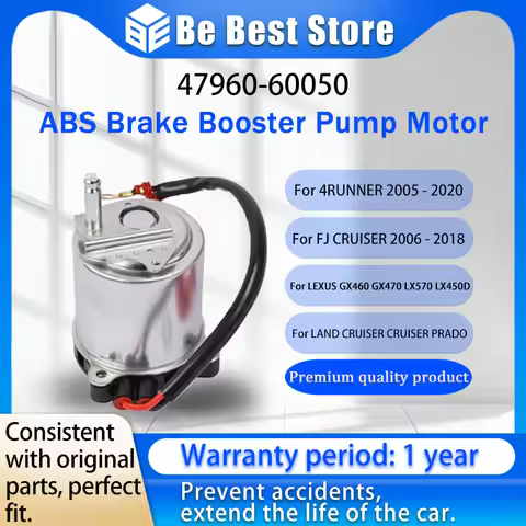 ABS Brake Booster Pump Motor For Lexus GX460 GX470 LX570 LX450D Land Cruiser Prado 47070-60030 47960