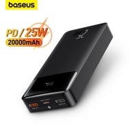 Cordeliazu Baseus 20000Mah Power Bank PD 25W Portable Charger External Battery Fast Charge Powerbank For 12 13 Pro Max