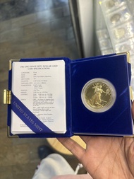美國鷹1986年（首发年）50美金金幣 proof gold重33.931克