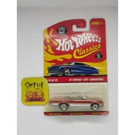 MERAH HOT WHEELS HOTWHEELS CLASSICS 67 PONTIAC GTO CONVERTIBLE RED