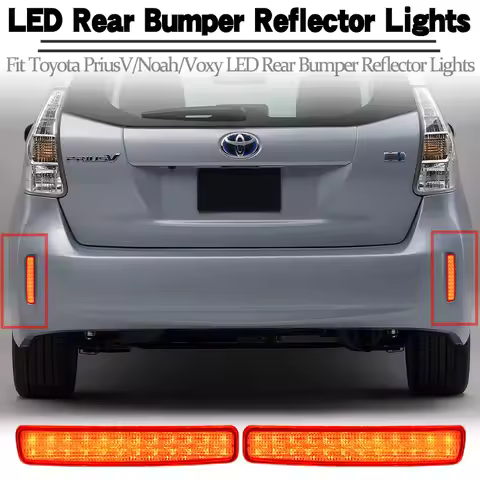 LED Rear Bumper Reflector for Toyota Spade Esquire NOAH/VOXY 80 Prius 40 Turn Tail Stop Lamp Rear Br