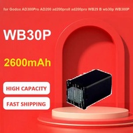 KiKiss Battery for Godox AD300Pro AD200 ad200proII ad200pro WB29 B wb30p WB300P,WB30P,2600mAh