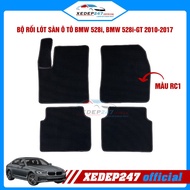 5-seat floor mat set for BMW 528i, BMW 528i-GT from 2010 to 2017, dirt-resistant and easy to clean