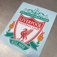 Liverpool vinyl sticker (12cm height ratio) Seller store pickup equals to FREE normal mailing.