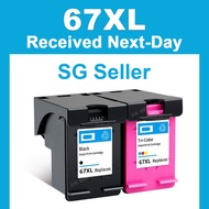 HP 67 HP67 Cartridge HP67XL Ink Cartridge Compatible for HP DeskJet 2821E 2700 2332 2333 2330 2732 2
