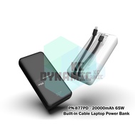 Pineng PN-877 20000mAh Powerbank 65W Fast Charging Power Bank Pineng PN-878 30000mAh PowerBank Origi