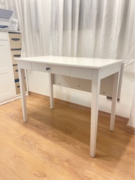 Ikea可摺餐桌飯枱白色