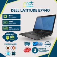 Dell Latitude E7440/E7450 Core i5 4th Gen/ i5 5th Gen 8GB Ram 256GB SSD UltraBook 14" Display Free B