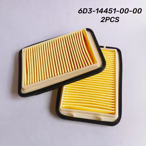 2Pcs 6D3144510000 6D3-14451-00-00 Air Filter Replace For VX SPORT Yamaha 1100 VX WaveRunner Cruiser 