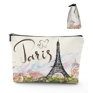 Fantastic Eiffel Tower Paris Romantic France Makeup Bag Large Capacity Portable Toiletries, Cosmetic