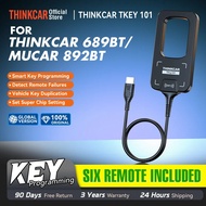 THINKCAR TKEY 101 For MUCAR 892BT 689BT Universal Car Key Programmer with 6 Unit Remote Keys Auto An