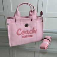 COACH-牛仔托特包女士多用可調節斜挎手提單肩包都市休閒百搭包 CBF C2