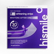 Hismile V34 Whitening Strips, Teeth Whitening Strips, Purple Tooth Whitening, Tooth Stain Treatment,