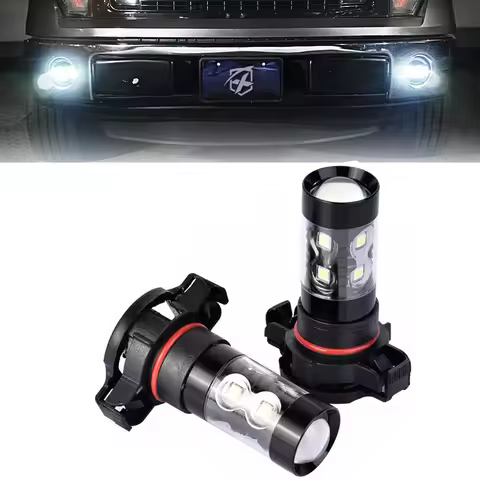 2Pcs H4 H7 LED H9 H8 H11 9005 HB3 9006 HB4 Super Bright Car Fog Lights H1 H3 Led Bulbs DRL Bulbs Lam