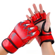 Half Finger Boxing Gloves Sparring Gloves MMA Mitts Shock Absorption Boxing