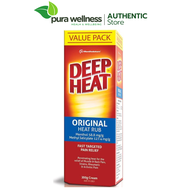 Deep Heat Regular original heat rub 200g - Dầu xoa bóp giảm đau