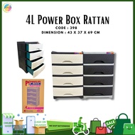 398 4L POWER BOX RATTAN/398 5L POWER BOX RATTAN/398 6L POWER BOX RATTAN/PLASTIC RATTAN  DRAWER/RATTA