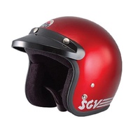 SGV 99 GOLD RED HELMET