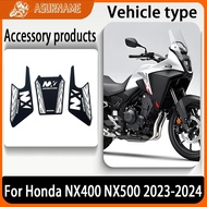 For Honda NX400 NX500 2023-2024 Motorcycle Tank Pad Protector 3D rubber Sticker Decal Gas Knee Grip 