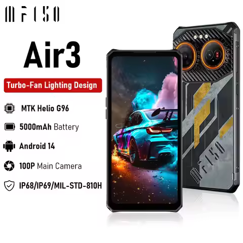 IIIF150 Air3 Rugged Phone 512GB 12GB Dynamic Island 100MP Camera Android 14 G96 Phone Ultra Thin Rug