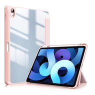 For iPad Air 4 Case Air 5 2022 iPad Pro 11 Case 2021 iPad 9th Generation Case 10.2 7 8th Cover iPad Mini 6 9.7 10.5 Acrylic Three Fold iPad Case with Pen Slot