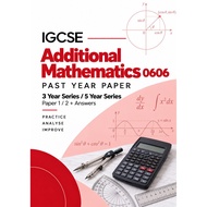 Cambridge IGCSE Additional Mathematics 0606 Past Year Papers - Paper 1 / 2 / Full Set + Answers - 3 