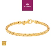 HABIB Oro Italia 916 Yellow Gold Bangle (For Baby) GB94211025(2.5Y)-BBY (22K Gold)