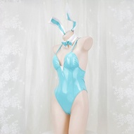 Halloween costumes 2D role play Azure Files sexy patent leather bunny girl Asuka Matoki Asuna C1008