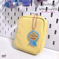 GANTUNGAN The Surviving With Cafein Charm Acrylic Appreciation Keychain/ Gift Trophy / Trophy ThemeK