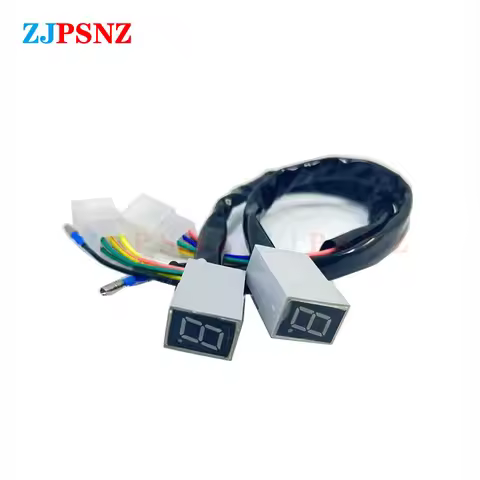 4Gears 5Gears LED Digital Gear Indicator Motorcycle Scooter E-Bike Display Shift Lever Sensor 100cc 