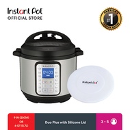 Instant Pot Duo PLUS 9-IN-1 with Silicone Lid, Multi-Use Smart Pressure Cooker, 6 Quarts (5.7 Liters)