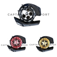Carbon spinner cnc Fan cover Protector cover 1set fazzio filano Mio M3 Z gear X-Ride soul GT Fino 125