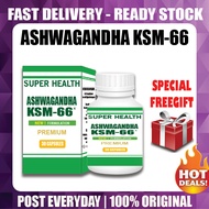KSM 66 ASHWAGANDHA KSM 66 ASWAGANDHA KSM-66 ORIGINAL HQ READY STOCK + FREE ASTRAHERBS