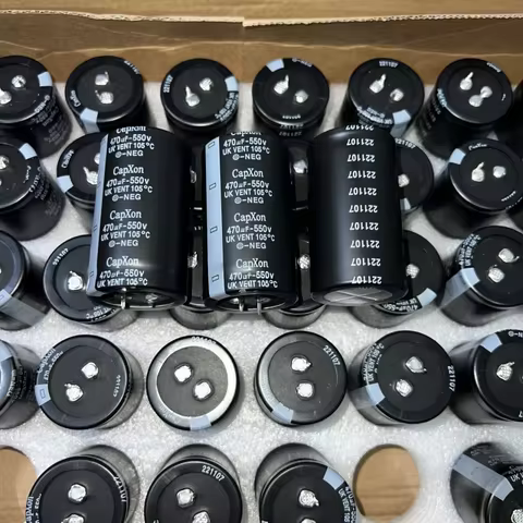 1Pcs Radial Aluminum Electrolytic Capacitor 550V 470UF 35x60mm UK Series 105℃ High Temperature