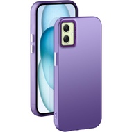 Frosted Solid Colour Shockproof Protection Bumper Case for Samsung Galaxy A06 (PURPLE)