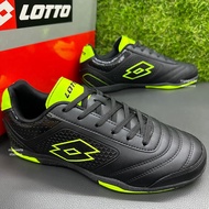 LOTTO Katin F1426 Futsal Shoes | Kasut Futsal (Black-Green | Black-Orange | Navy) 100% Original - Re