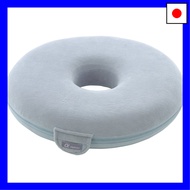 Alphax Low-Rebound Round Donut-Shaped Cushion for Postpartum Hemorrhoids, Doctor's Donut Cushion, Bl