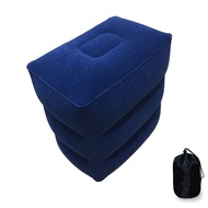 Inflatable Portable Travel Footrest Pillow Flight Sleeping Leg Resting Comfortable On Airplane Car T