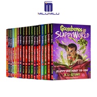 17ชิ้น Slappy Birthday To You (Goosebumps SlappyWorld #1-17) ปกอ่อนโดย R. L. Stine หนังสือภาษาอังกฤษ
