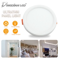LED Panel Lights Round Ultrathin Recessed Indoor Downlight Ceiling Lamp