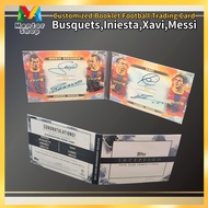 [Mentor Shop] ✨ Messi, Xavi, Iniesta & Busquets Custom Booklet Facsimile Signature Card ✨